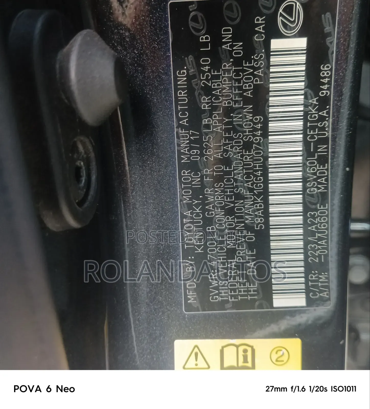 Lexus ES 350 FWD 2018 Black