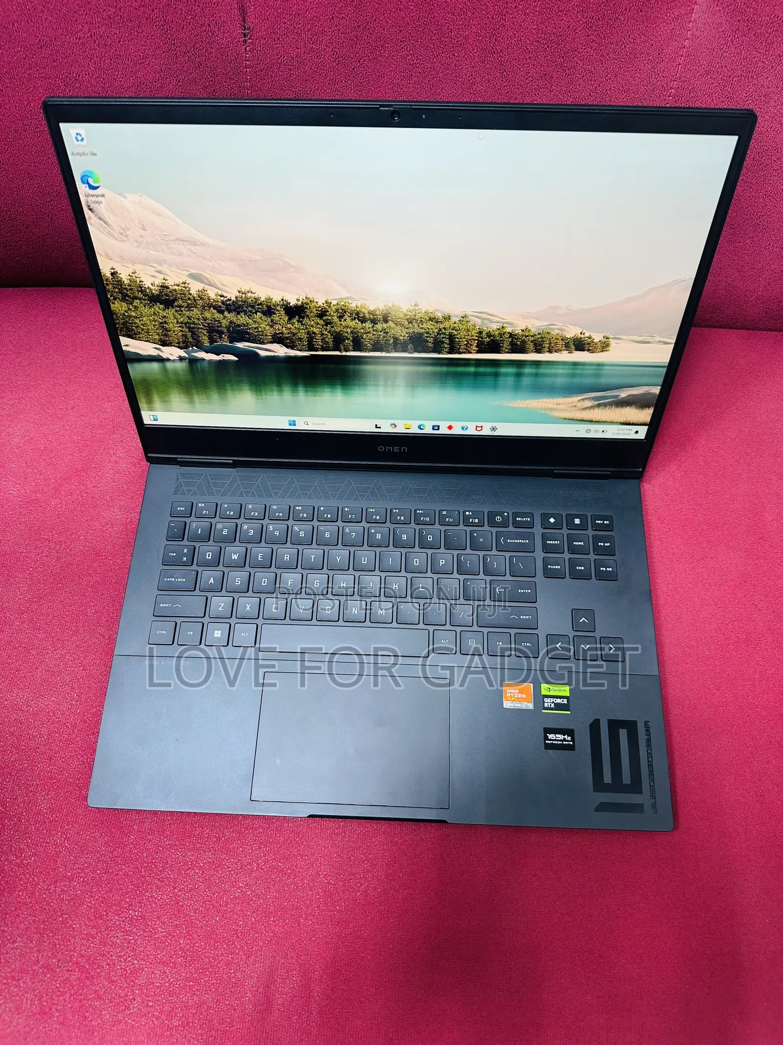 Laptop HP Omen 16 16GB AMD Ryzen 9 SSD 512GB