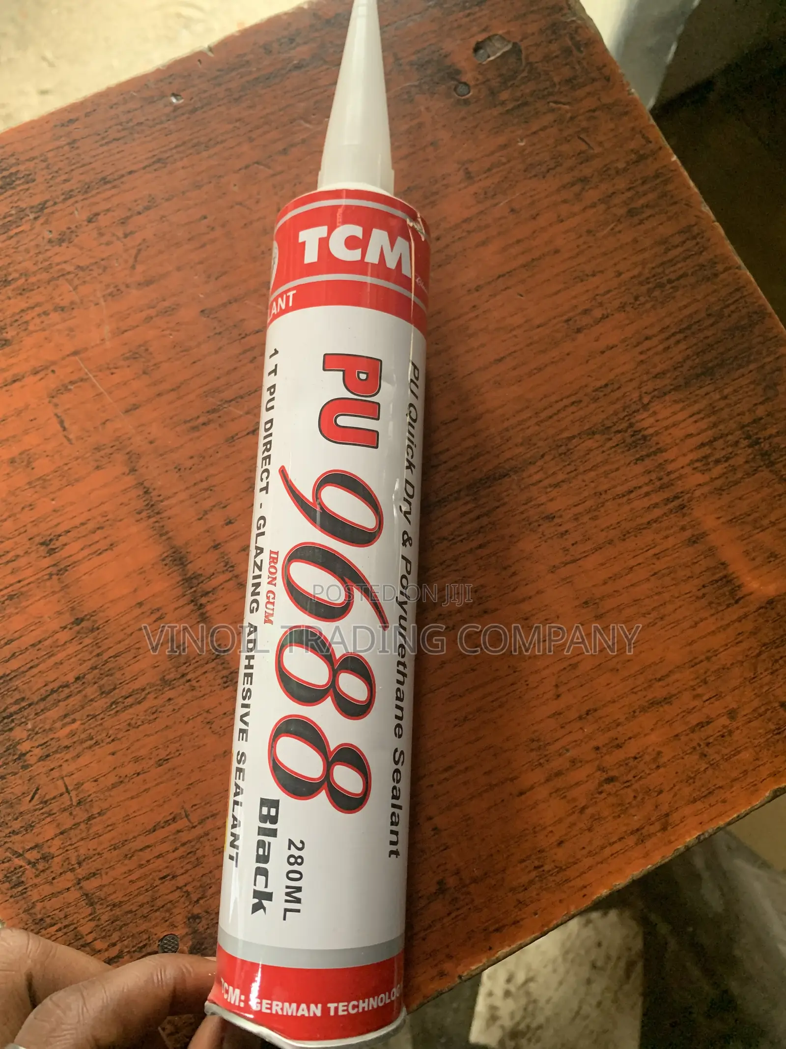 TCM PU 9688 - PU Polyurethane Sealant - Black - 280ML