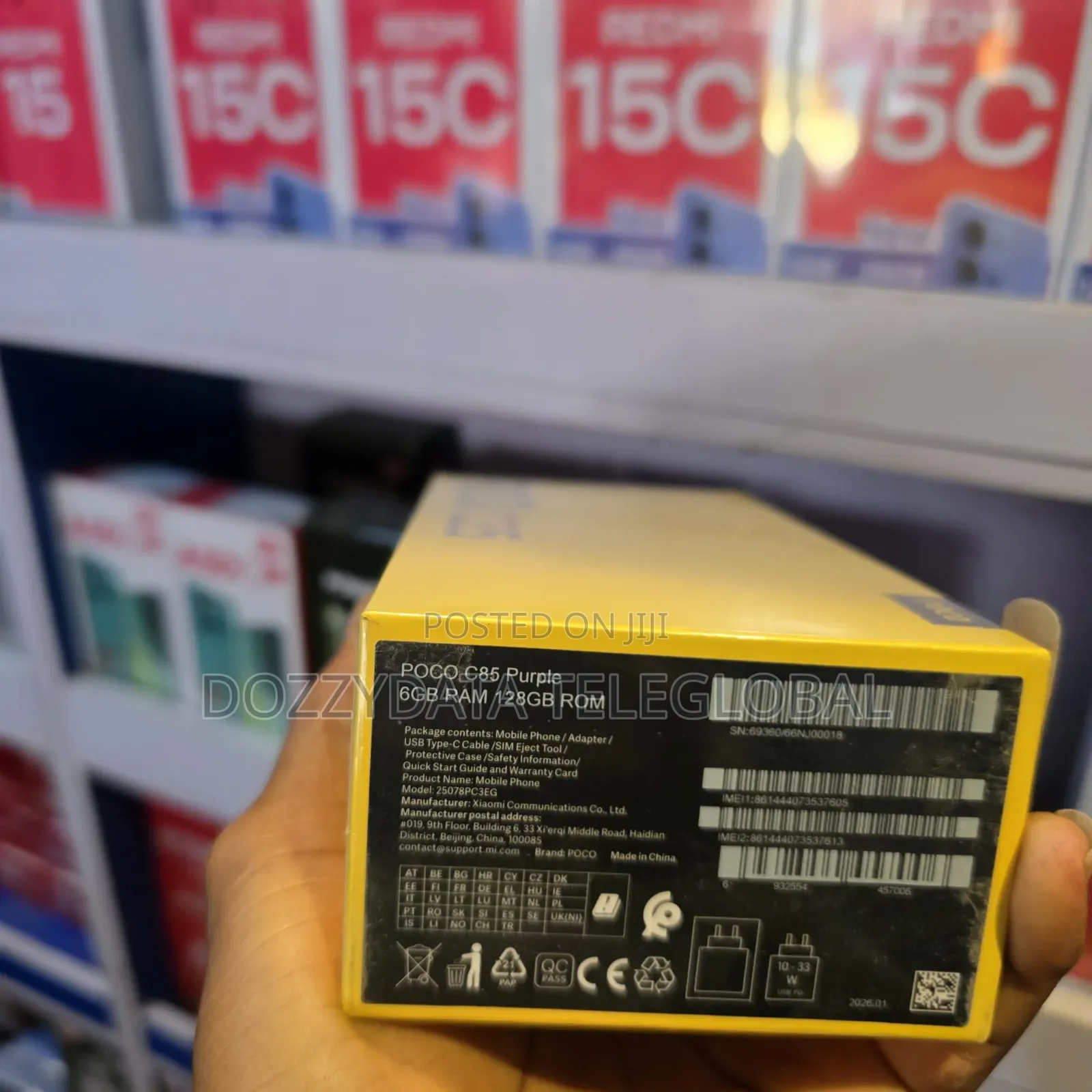 New Xiaomi Poco C85 4G 128 GB Purple