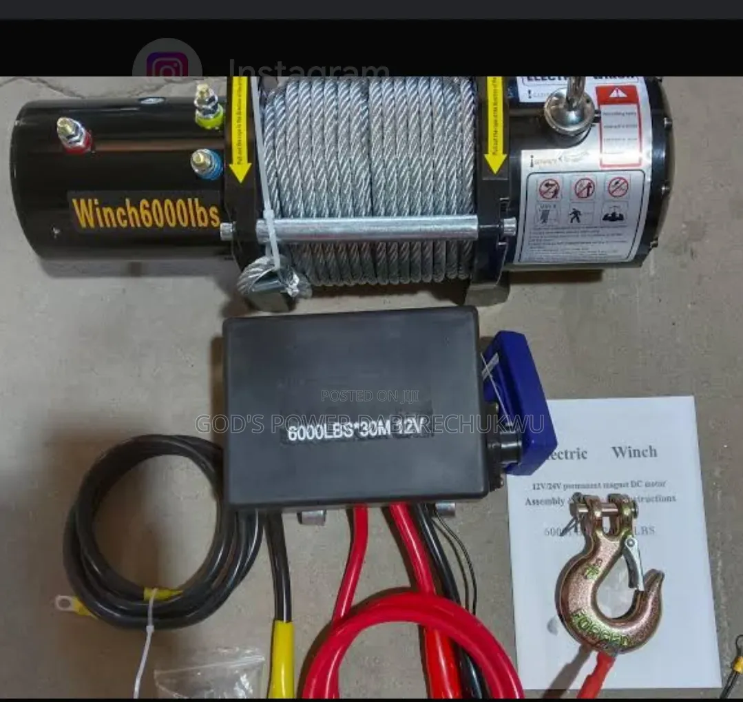 Electric Winch 6000 LBS 12V