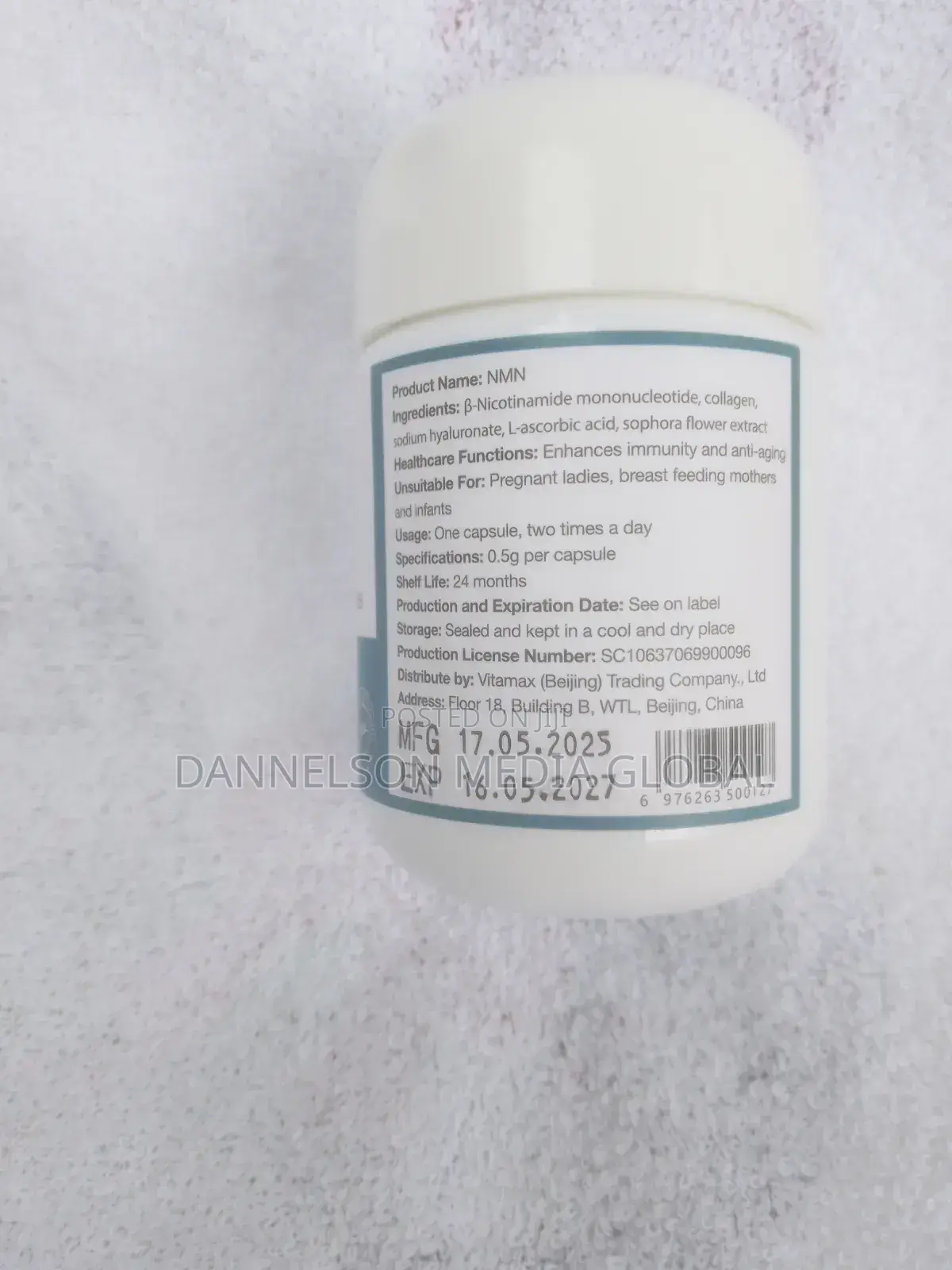 VMax NMN Capsules: Boost Immune, Improves Brain Memory and Anti-Aging