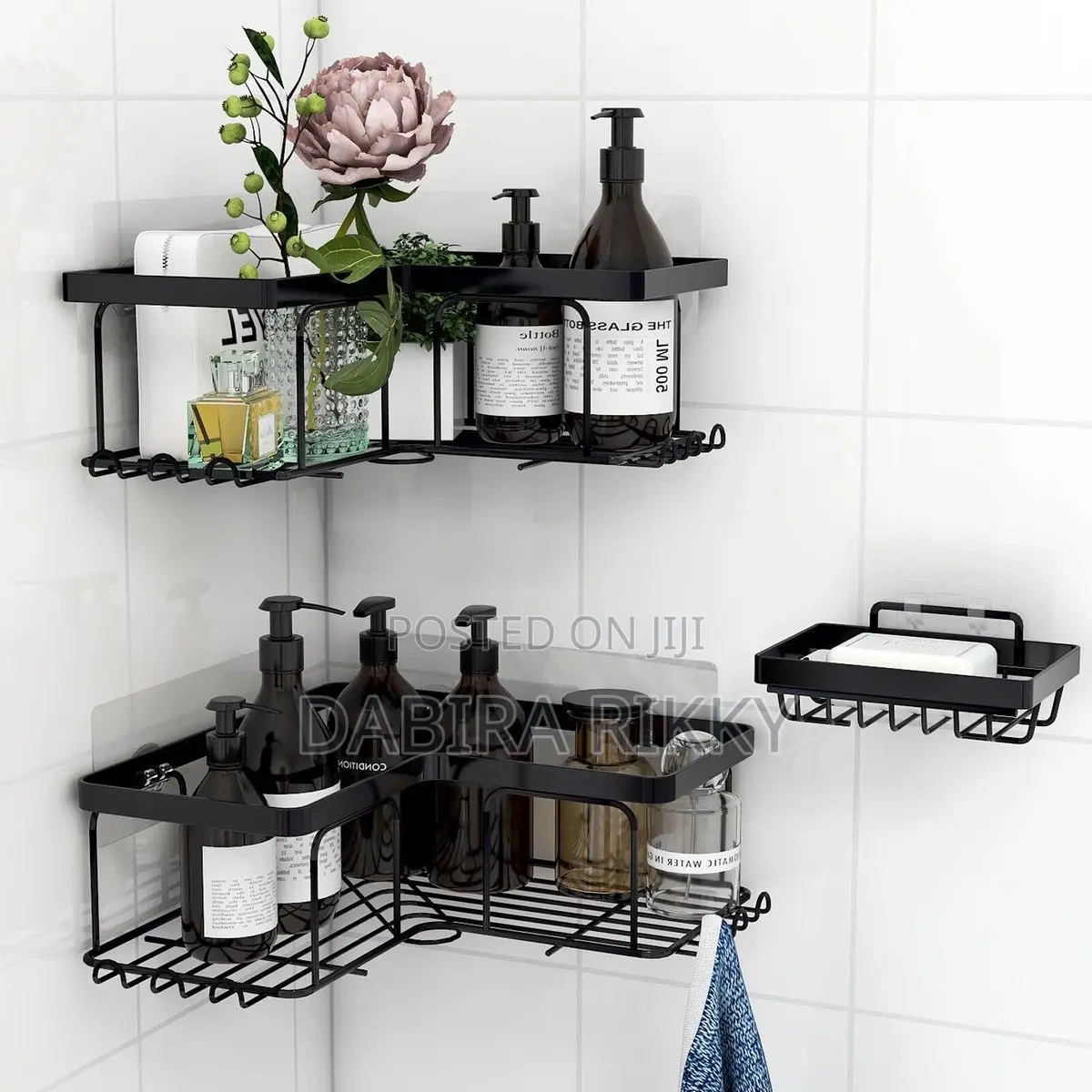 4 Piece Bathroom Storage Caddy