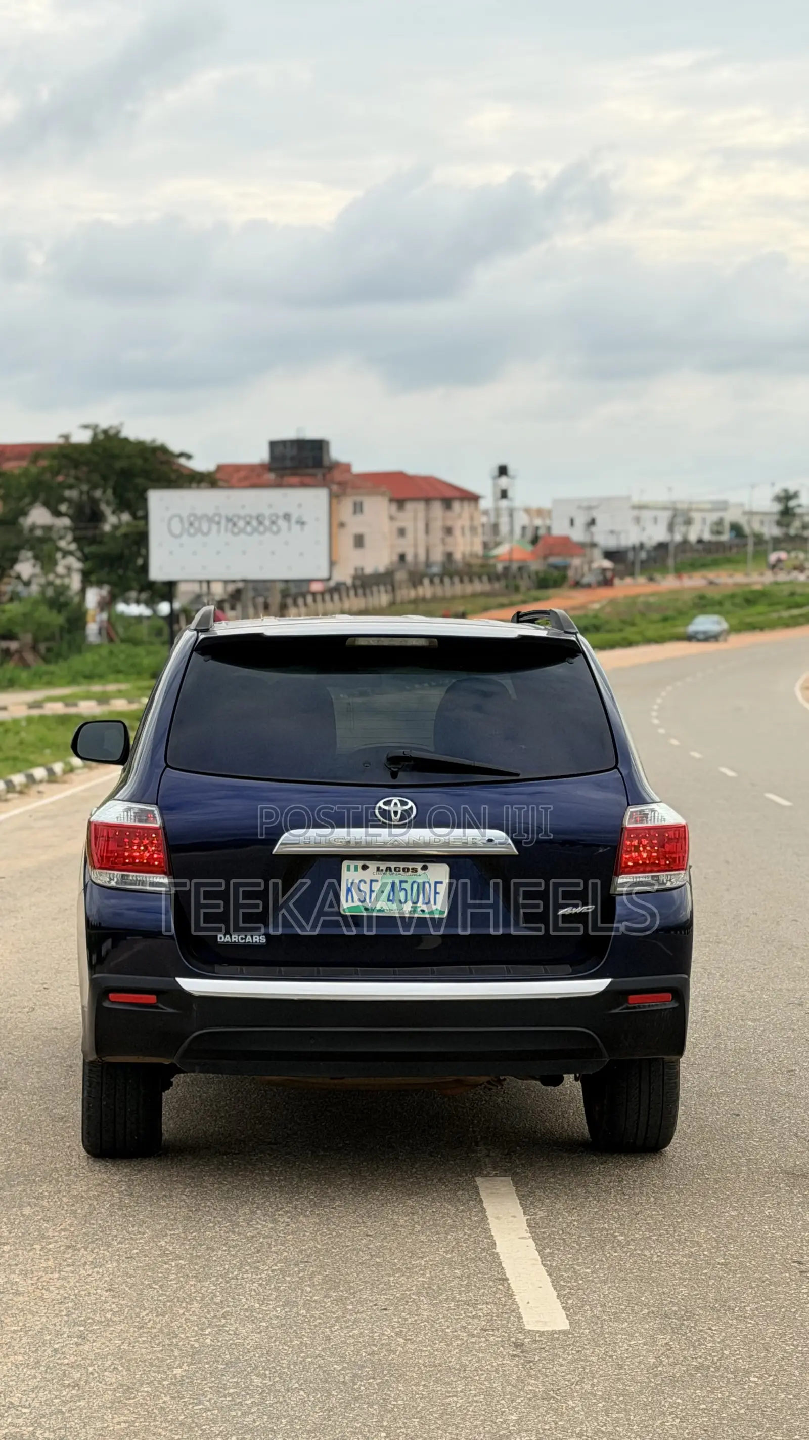 Toyota Highlander 3.5L 4WD 2013 Blue