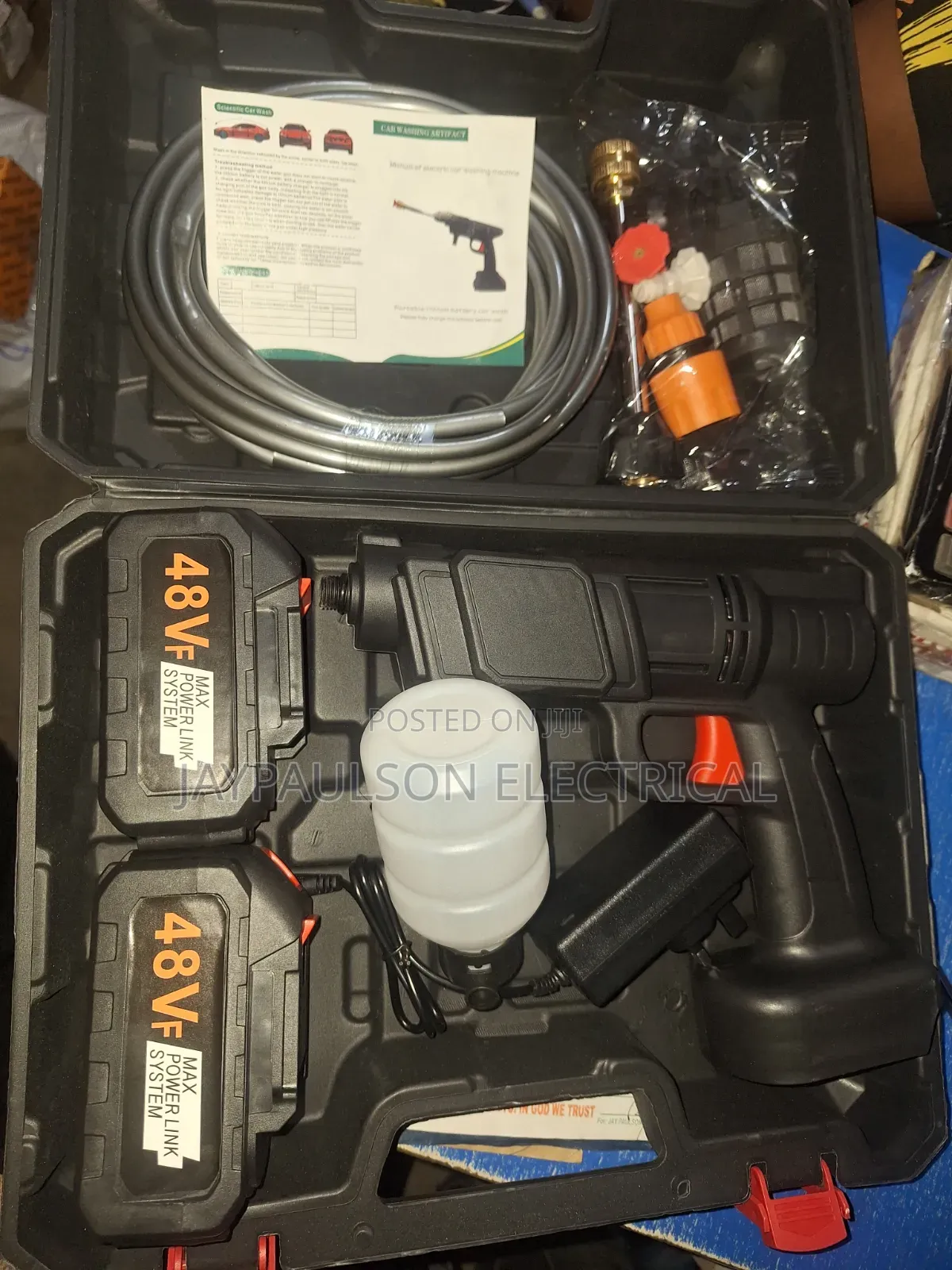 Cordless High-Pressure Car Washer Spray Gun