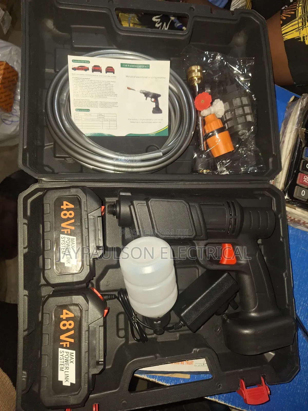 Cordless High-Pressure Car Washer Spray Gun