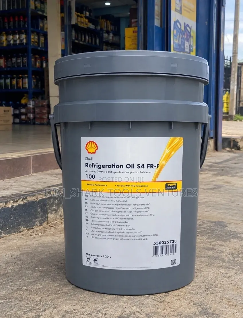 20L Pail of Shell Refrigeration Oil S4 FR-F 100,synthetic Lubricant