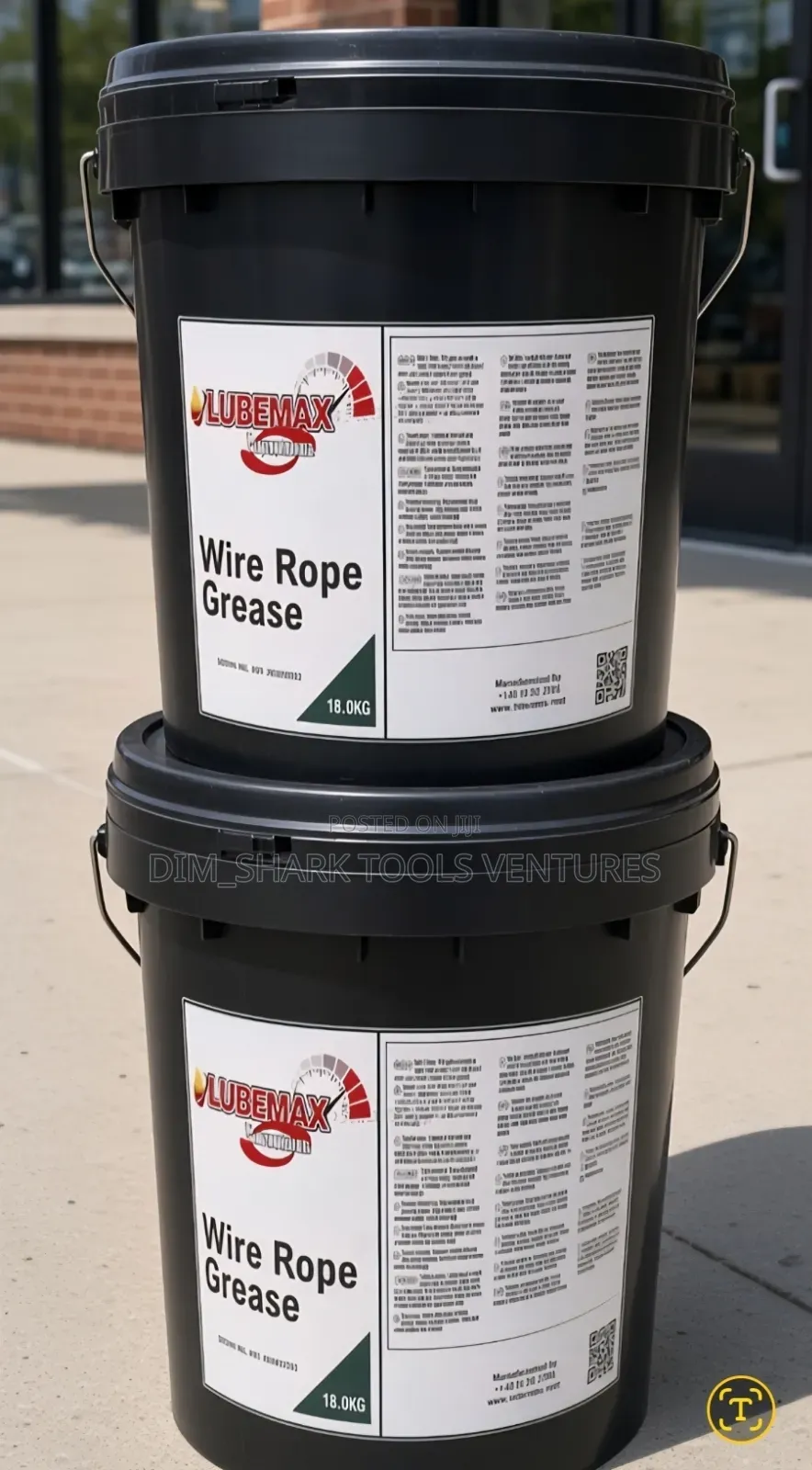 18.0kg Lubemax Wire Rope Grease ,Heavy-Duty Protective Lubricant