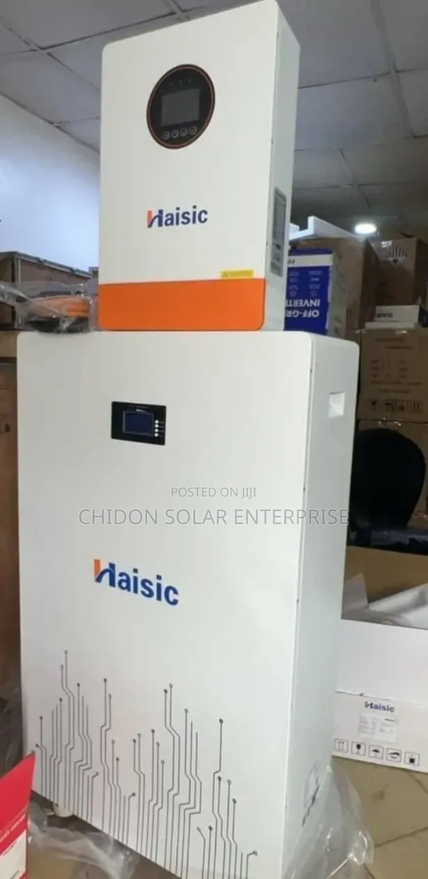 30kwh Haisic Lithium Battery With 15kva Haisic Hybrid Inverter