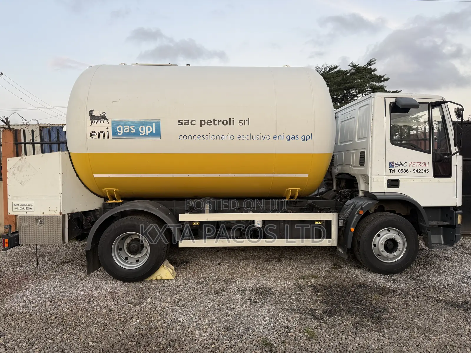 Gas Truck 8.5MT LPG Bobtail Gas Tank