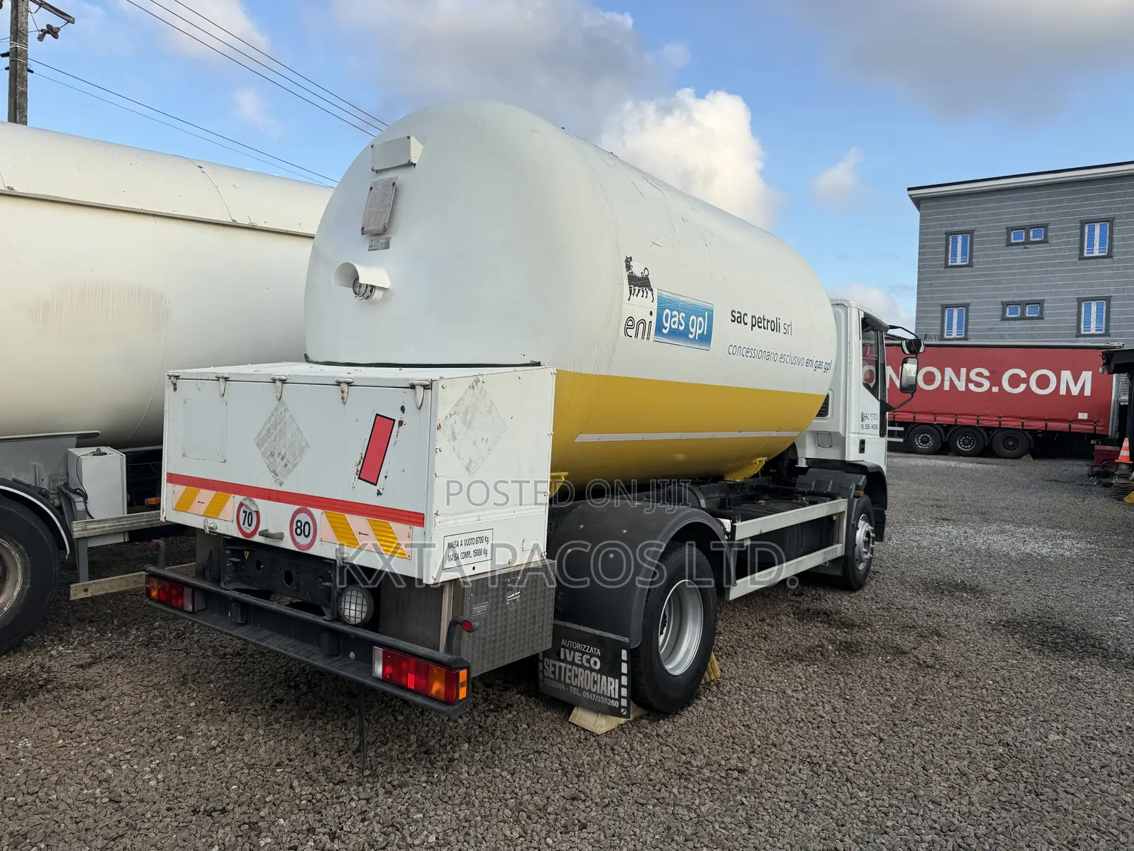 Gas Truck 8.5MT LPG Bobtail Gas Tank