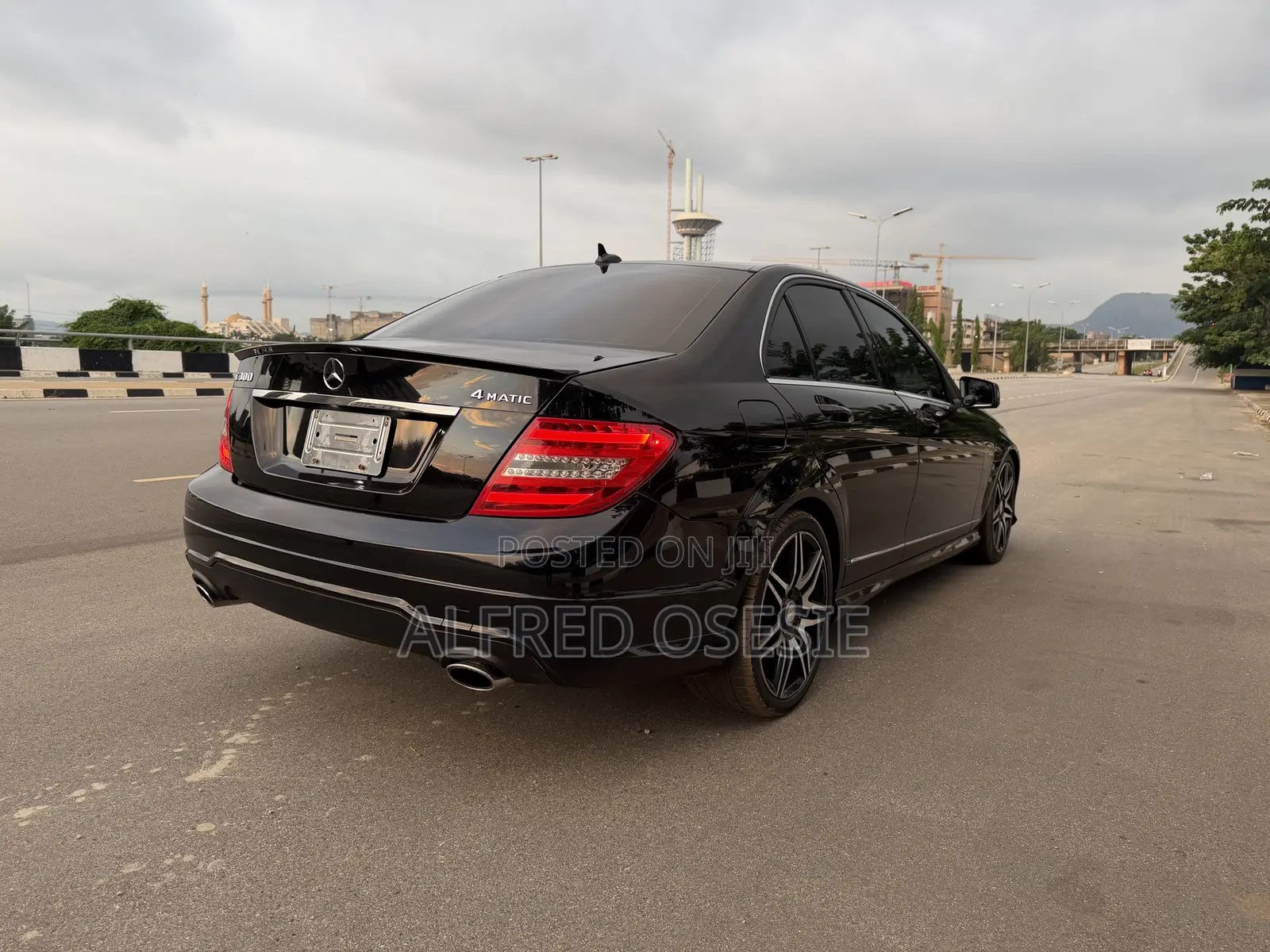 Mercedes-Benz C300 Luxury 4Matic Sedan AWD (3.5L 6cyl 7A) 2013 Black
