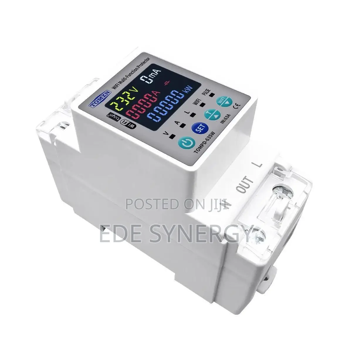 220V WIFI Smart Switch Smartlife KWH Metering Circuit Breaker
