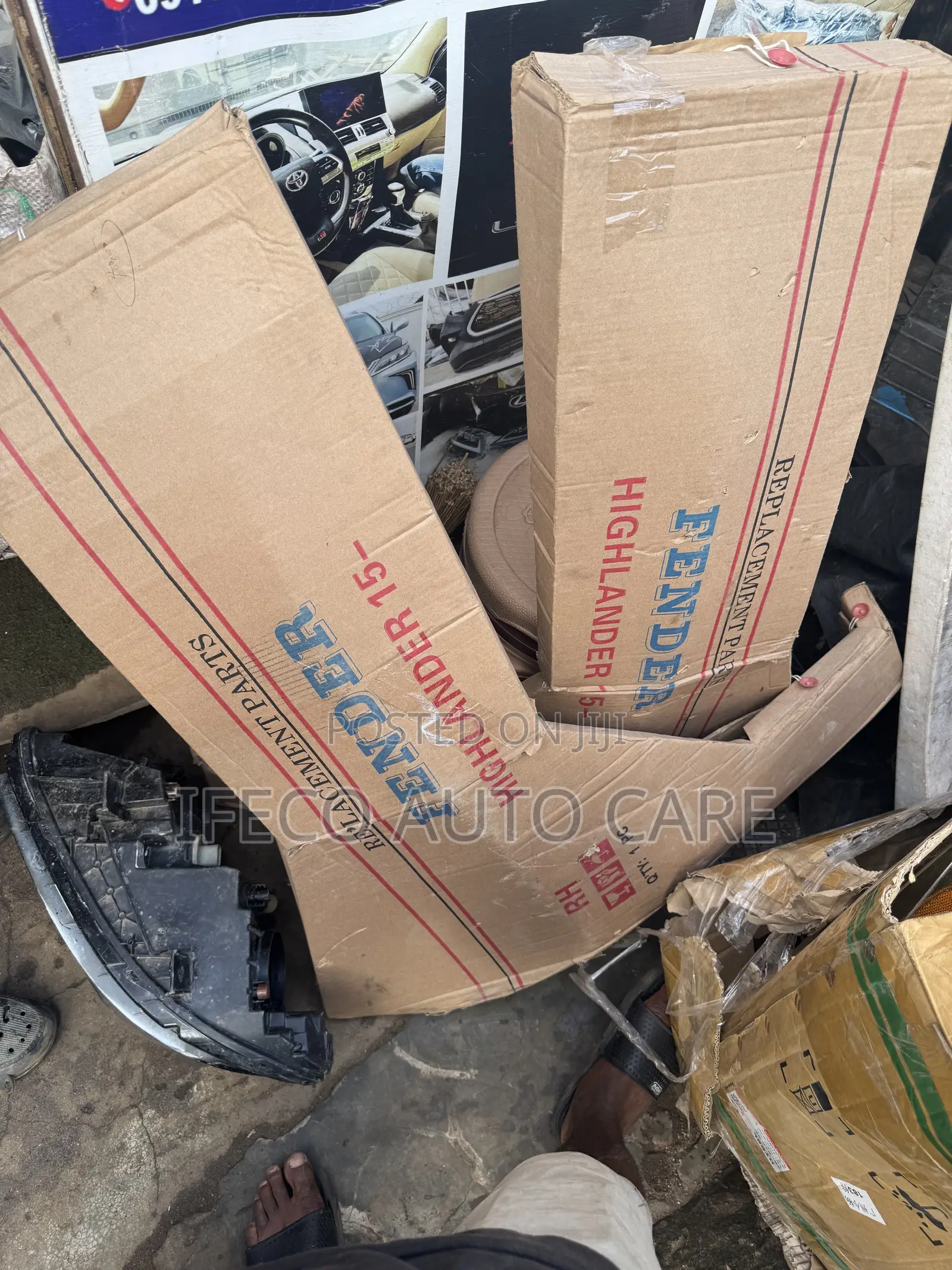 Fender for Toyota Highlander 2014,2015,2016,2017,2018 Sets