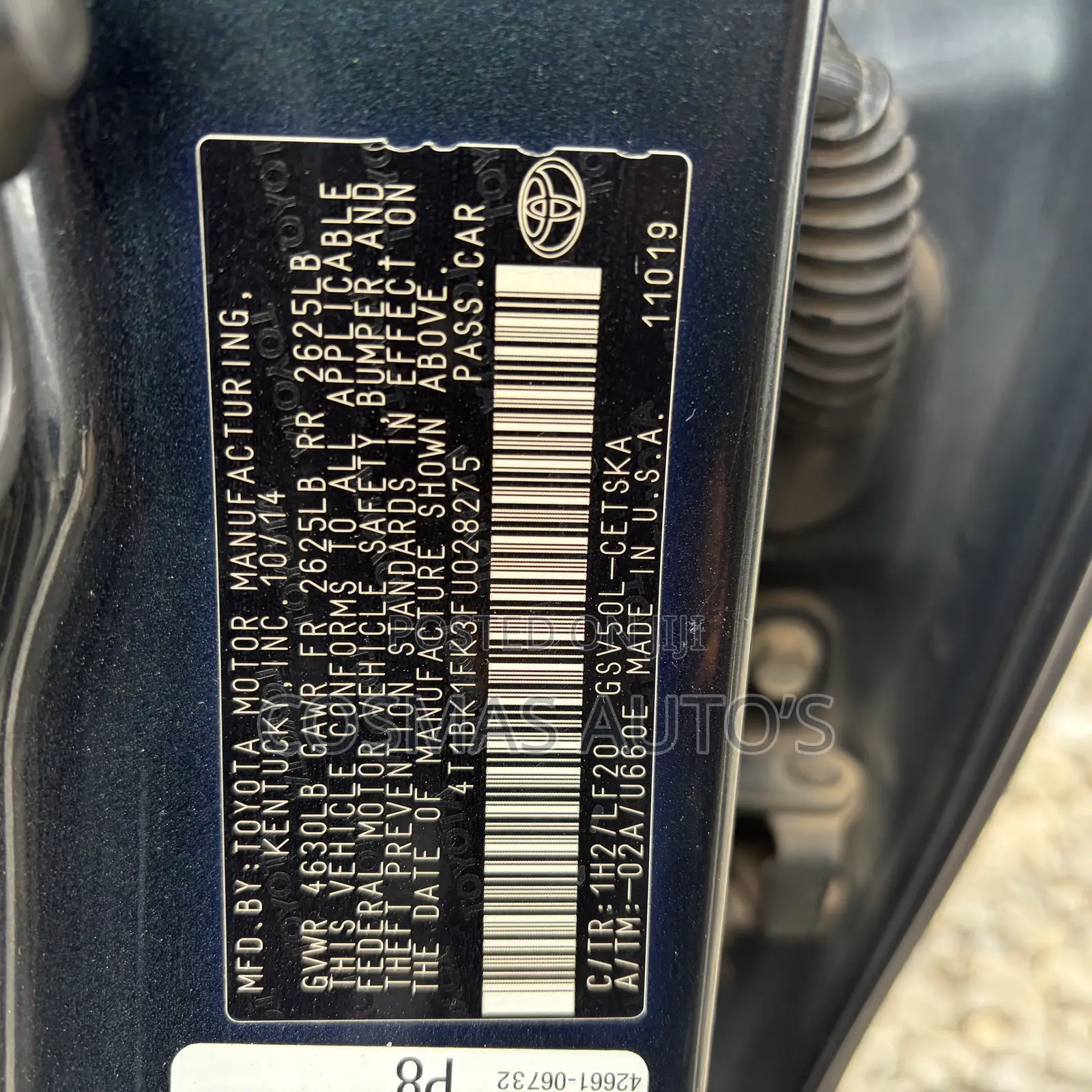 Toyota Camry XSE 4dr Sedan (2.5L 4cyl 6A) 2015 Black