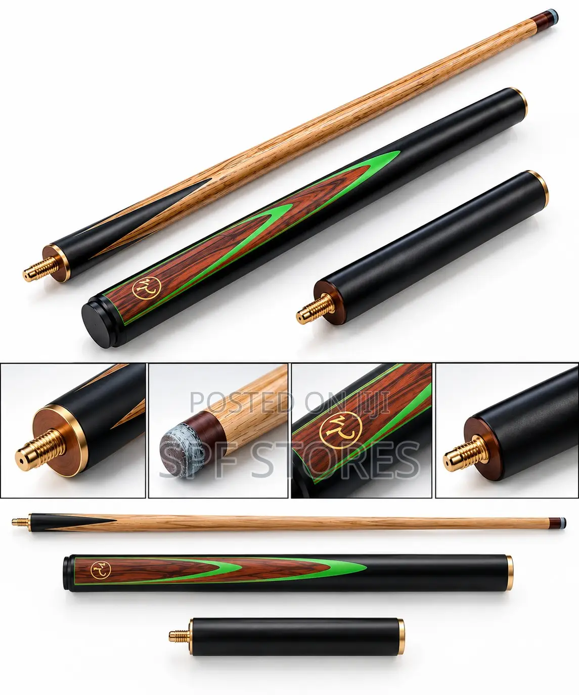 3-in-1 Detachable Snooker Cue Stick