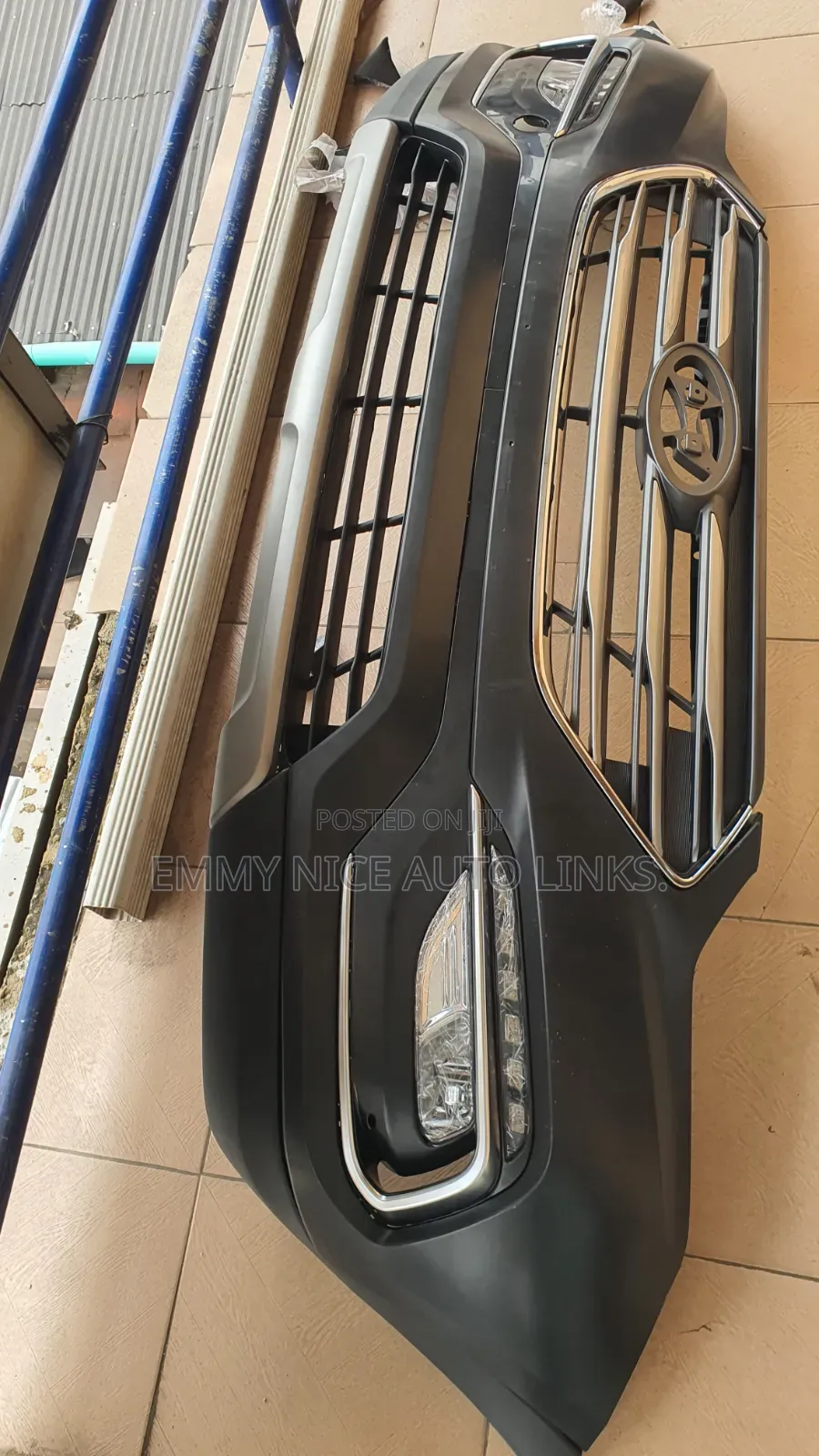 Santafe 2017 Complete Bumper With Fog Lamp