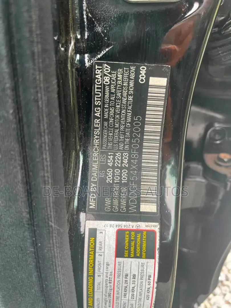 Mercedes-Benz C300 2008 Black