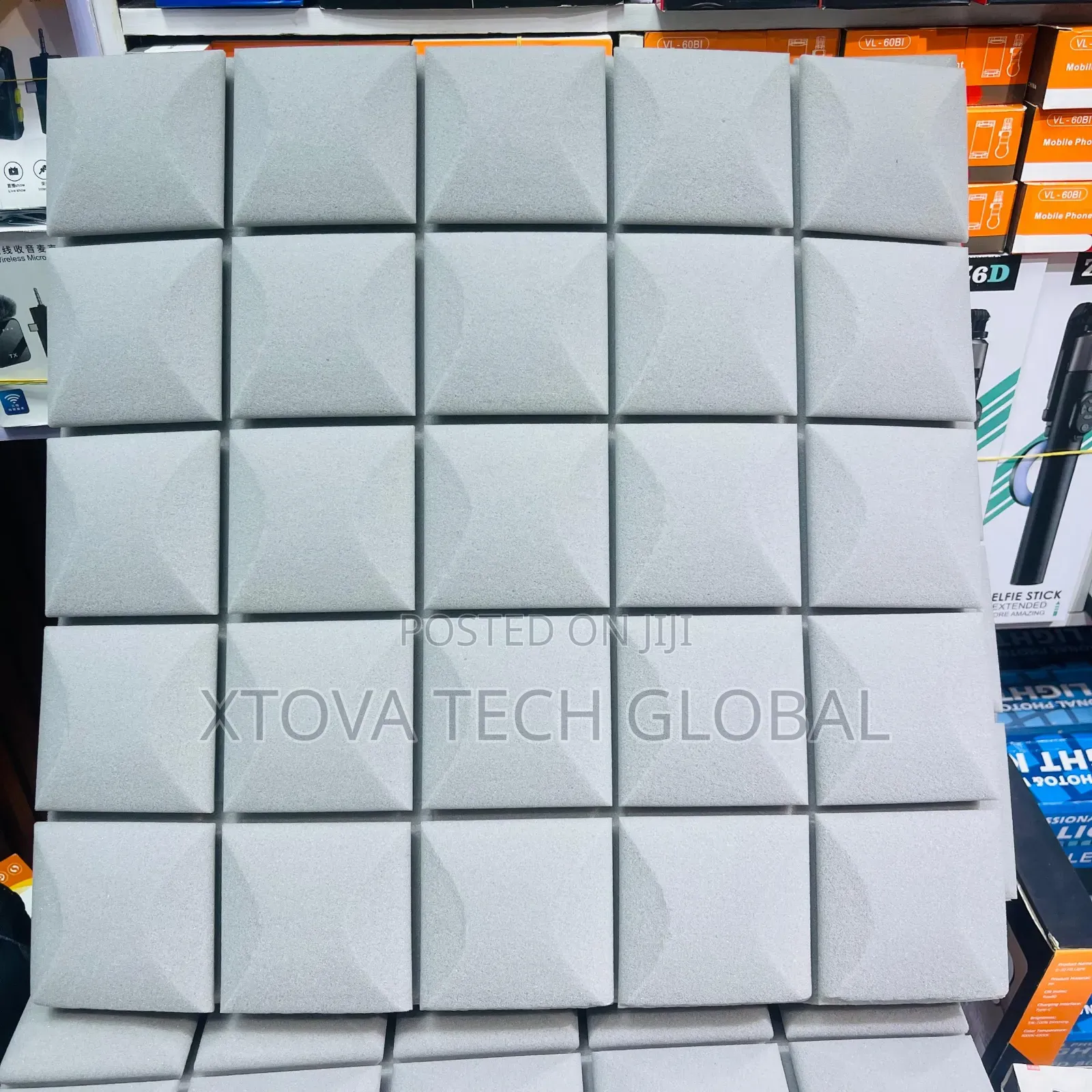 Studio Acoustic Foam Panel – Pyramid Sound Absorbing Foam