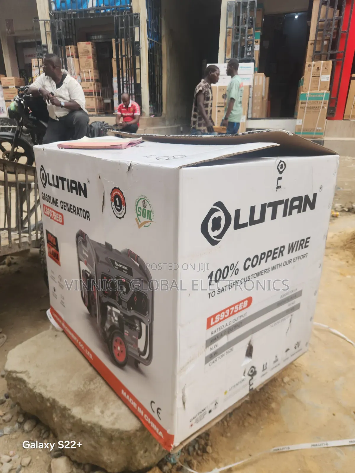 10.5KVA Lutian Generator 100% Pure Copper Coil Key Start