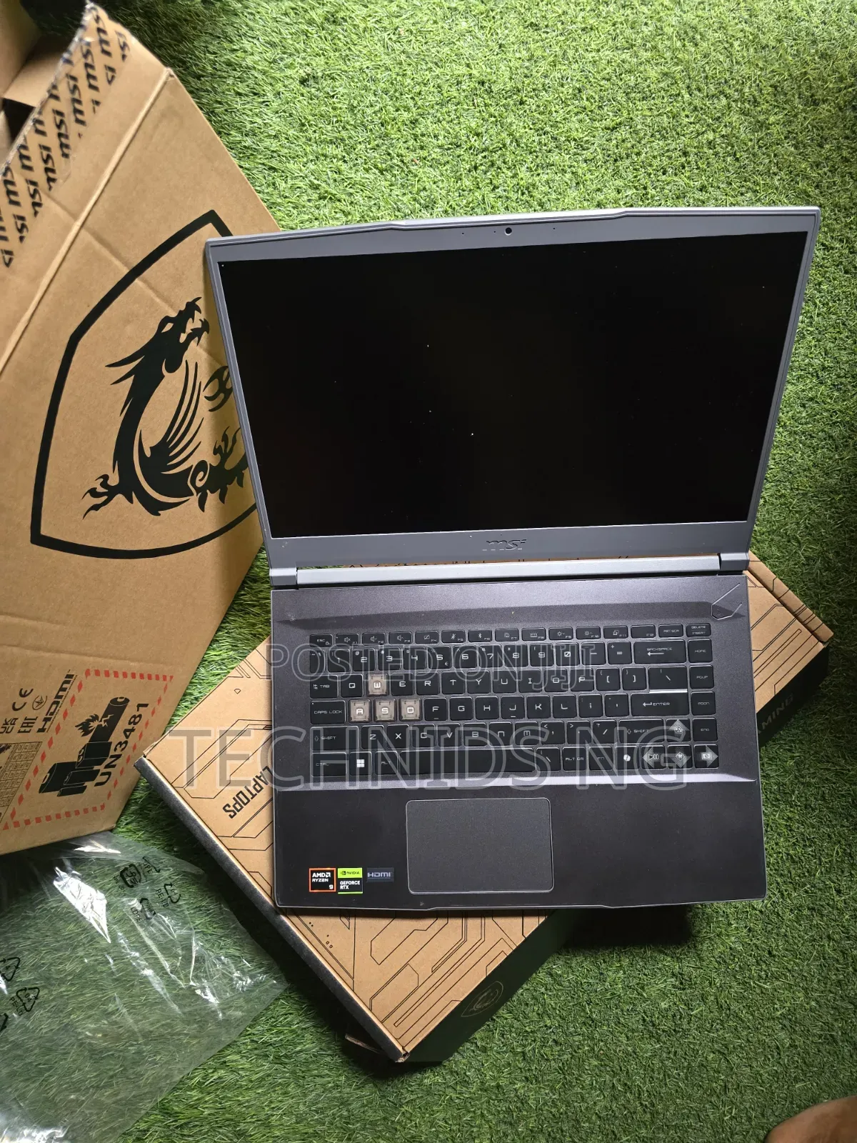New Laptop MSI 16GB AMD Ryzen 9 SSD 1T