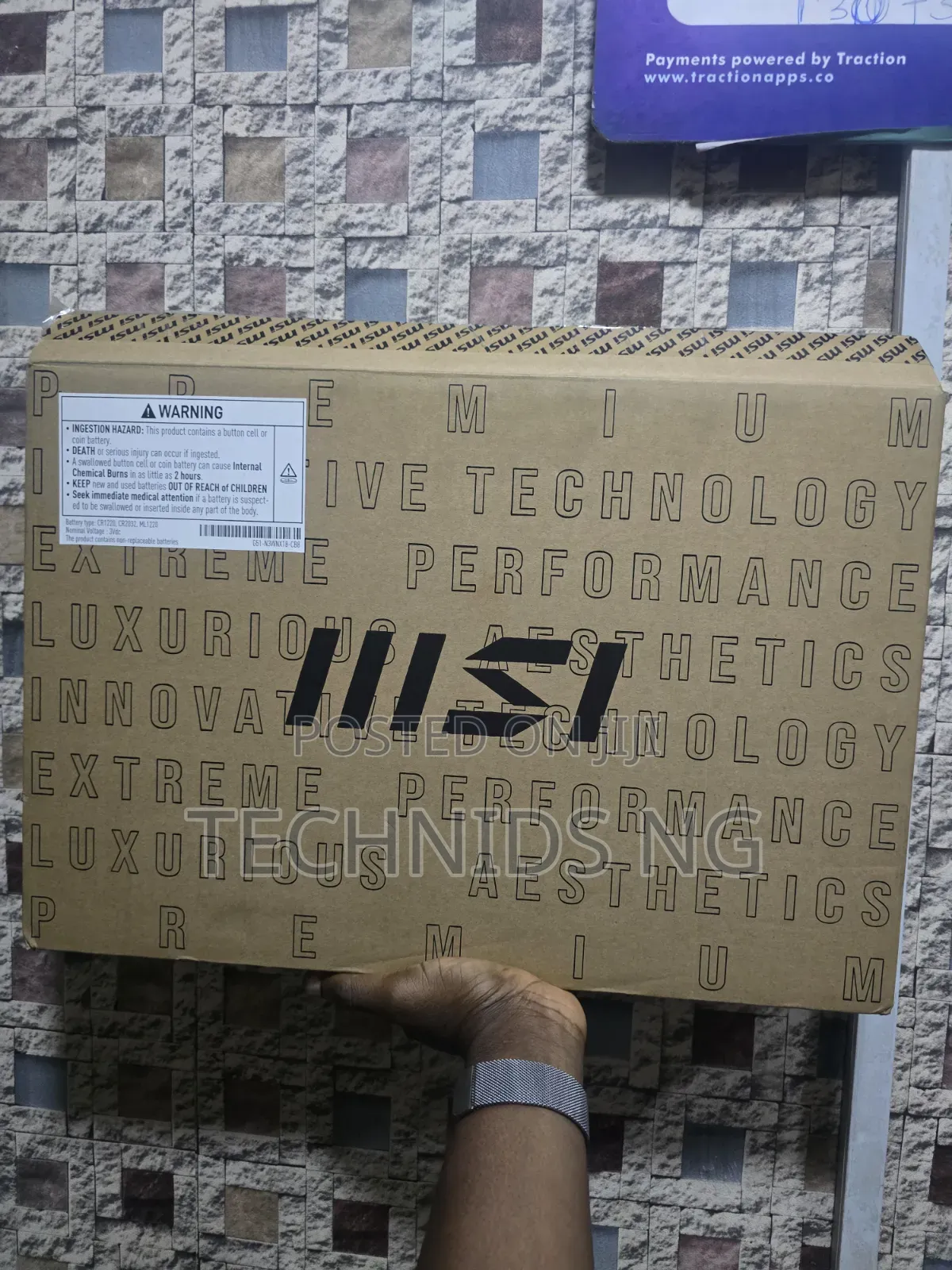 New Laptop MSI 16GB AMD Ryzen 9 SSD 1T
