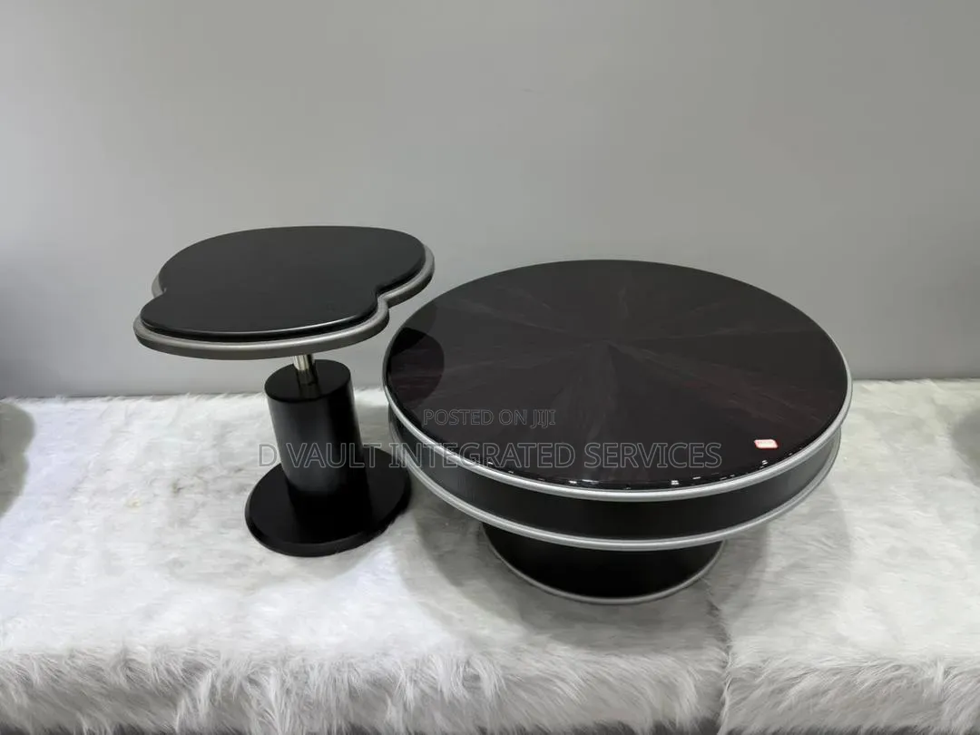 Center Table With One Side Stool.