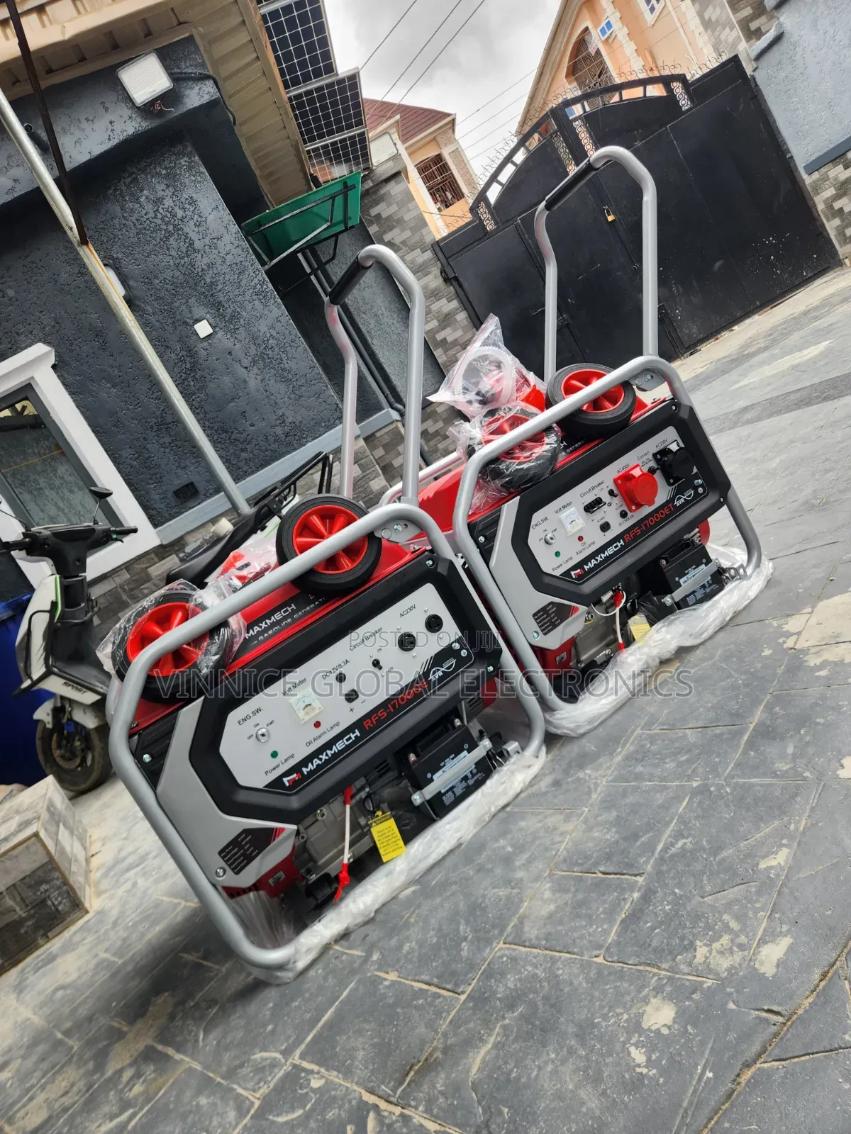 15KVA Maxmech Petrol Generator 100% Pure Copper Coil Key Start