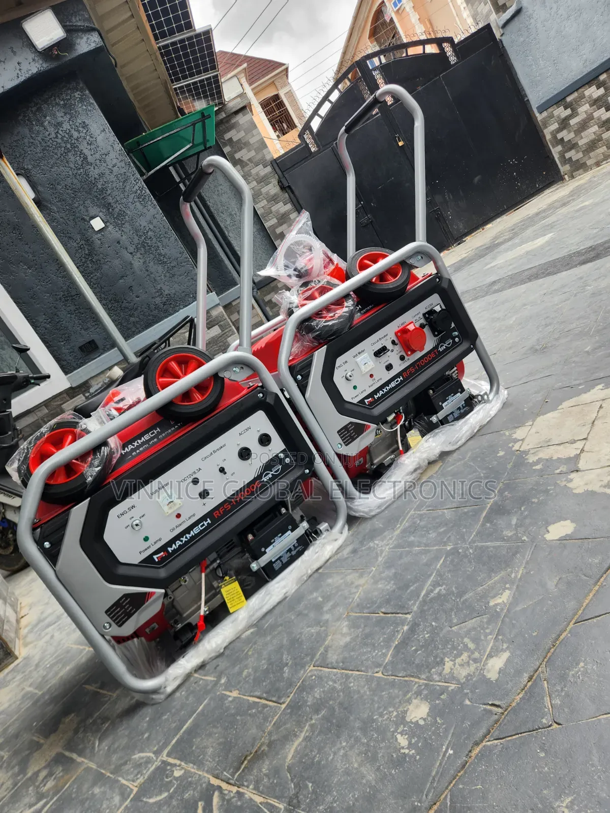 15KVA Maxmech Petrol Generator 100% Pure Copper Coil Key Start