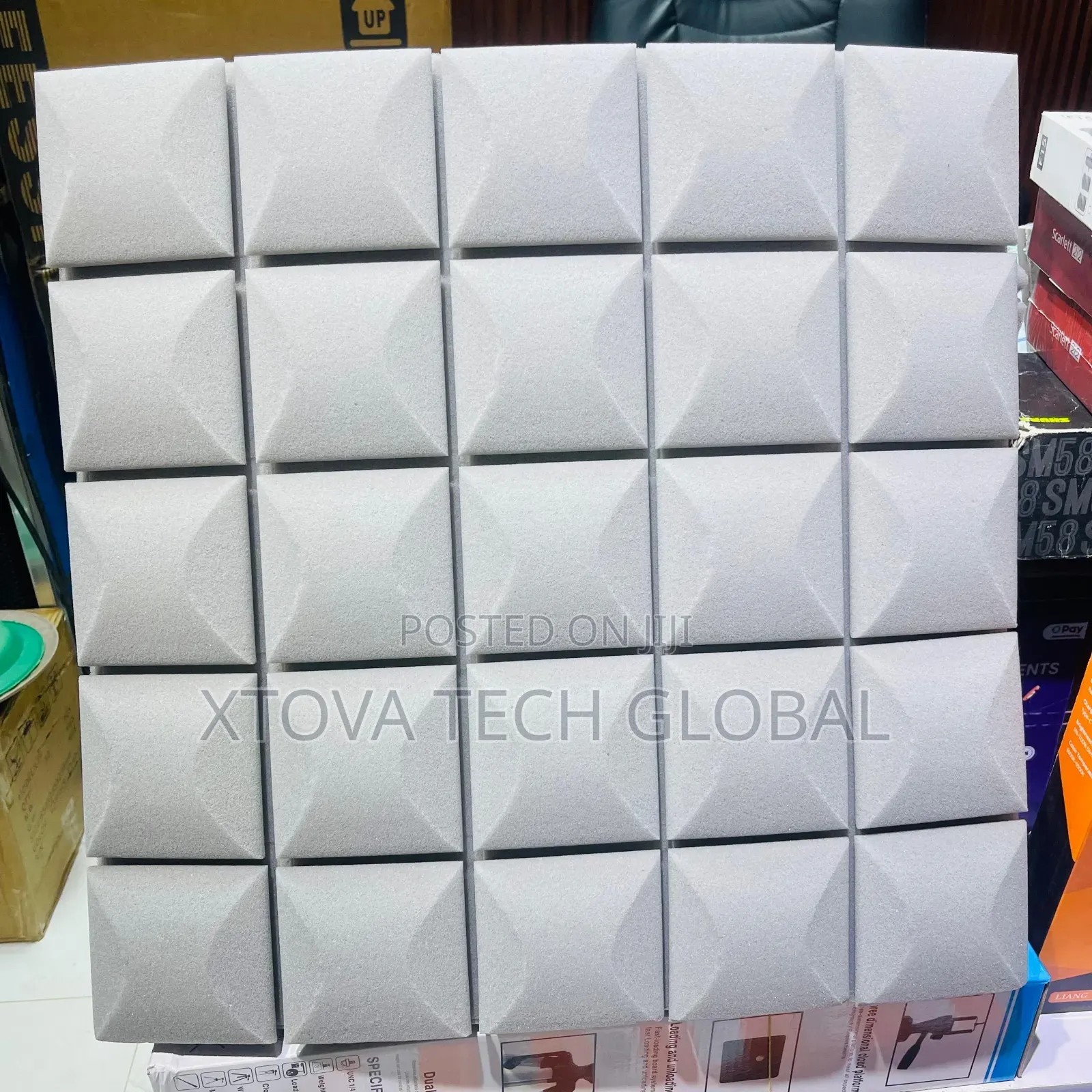 Studio Acoustic Foam Panel – Pyramid Sound Absorbing Foam