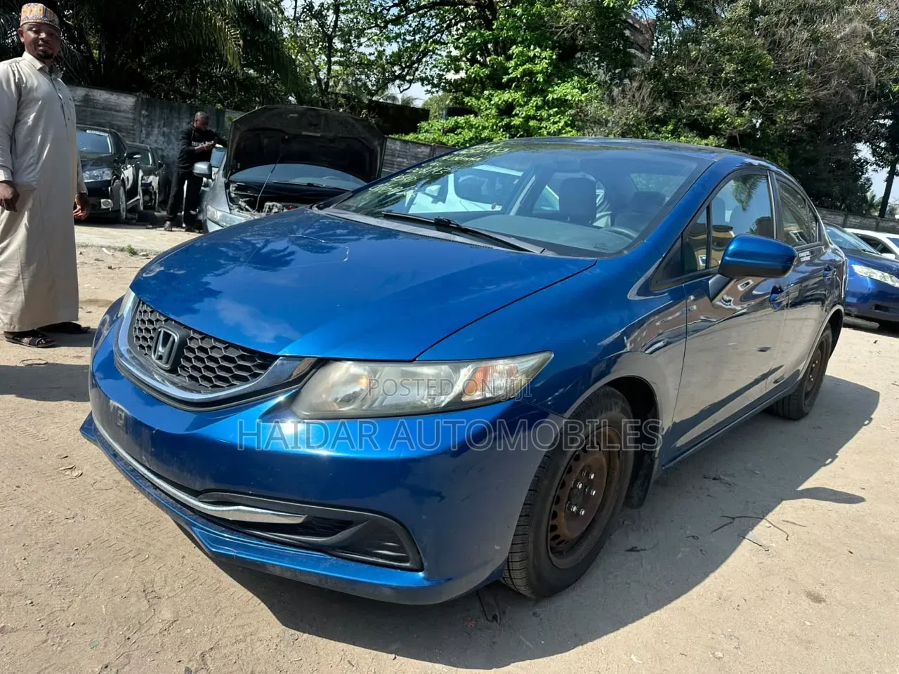 Honda Civic EX 4dr Sedan (1.8L 4cyl CVT) 2014 Blue