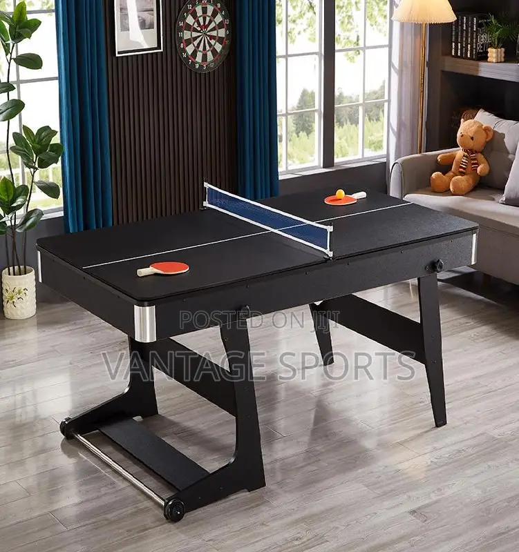 6FT Multi Game Snooker Table With Table Tennis and Dinning Standing