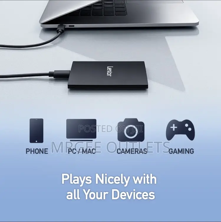 Lexar L500 1TB SSD External Drive