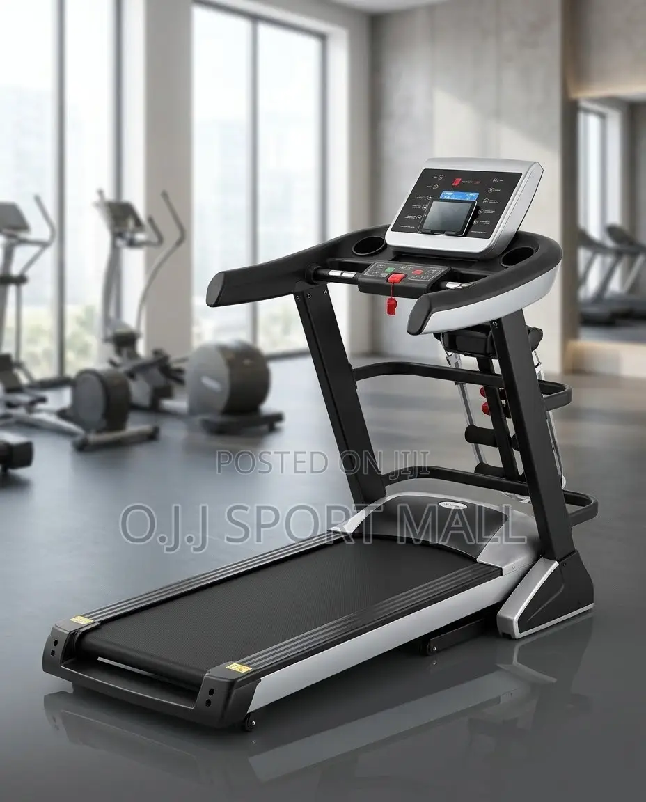 5HP Heavy-Duty Treadmill 200kg Capacity, Incline, Bluetooth Massager