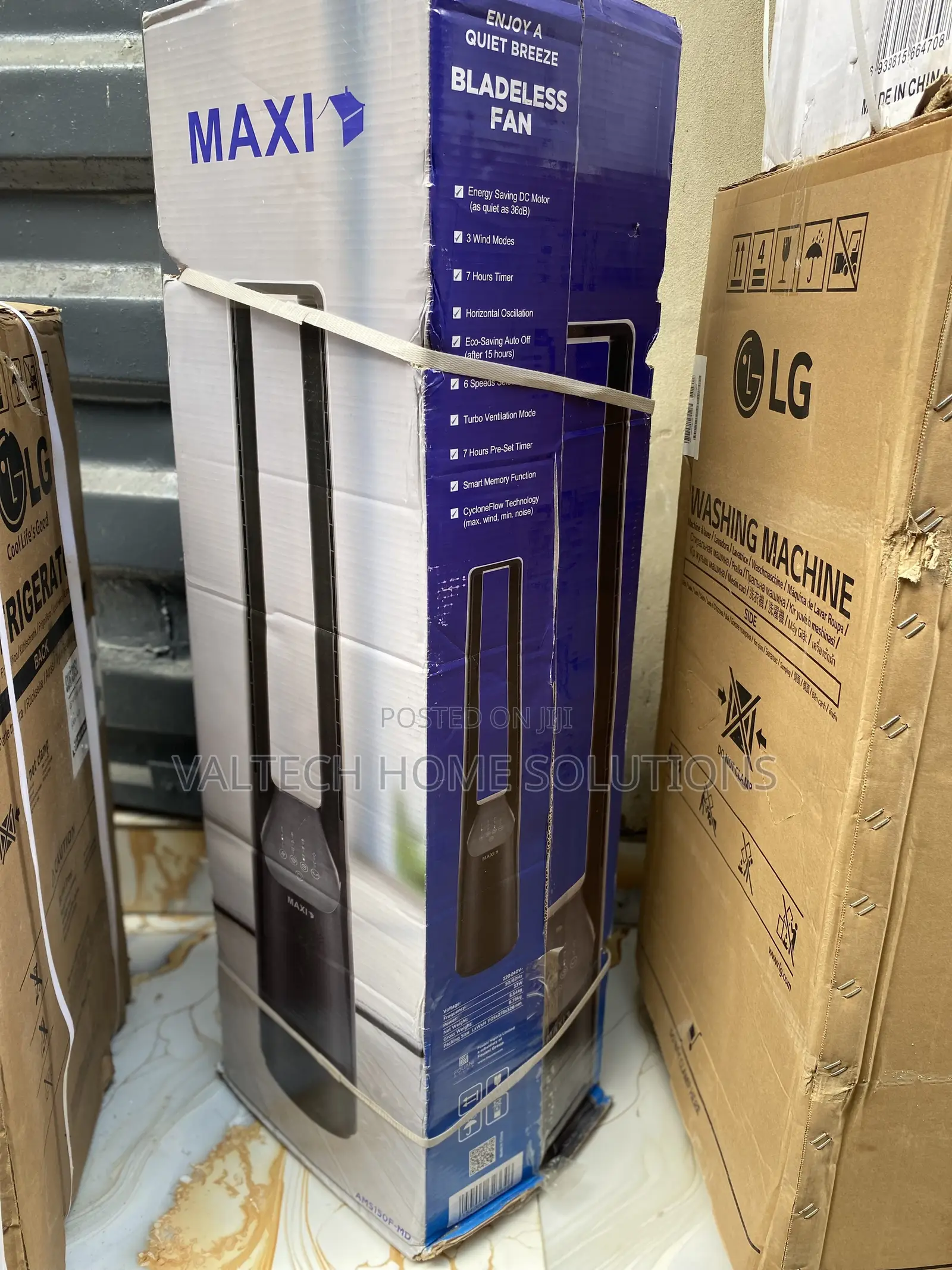 Maxi Bladeless Fan – Powerful Stylish