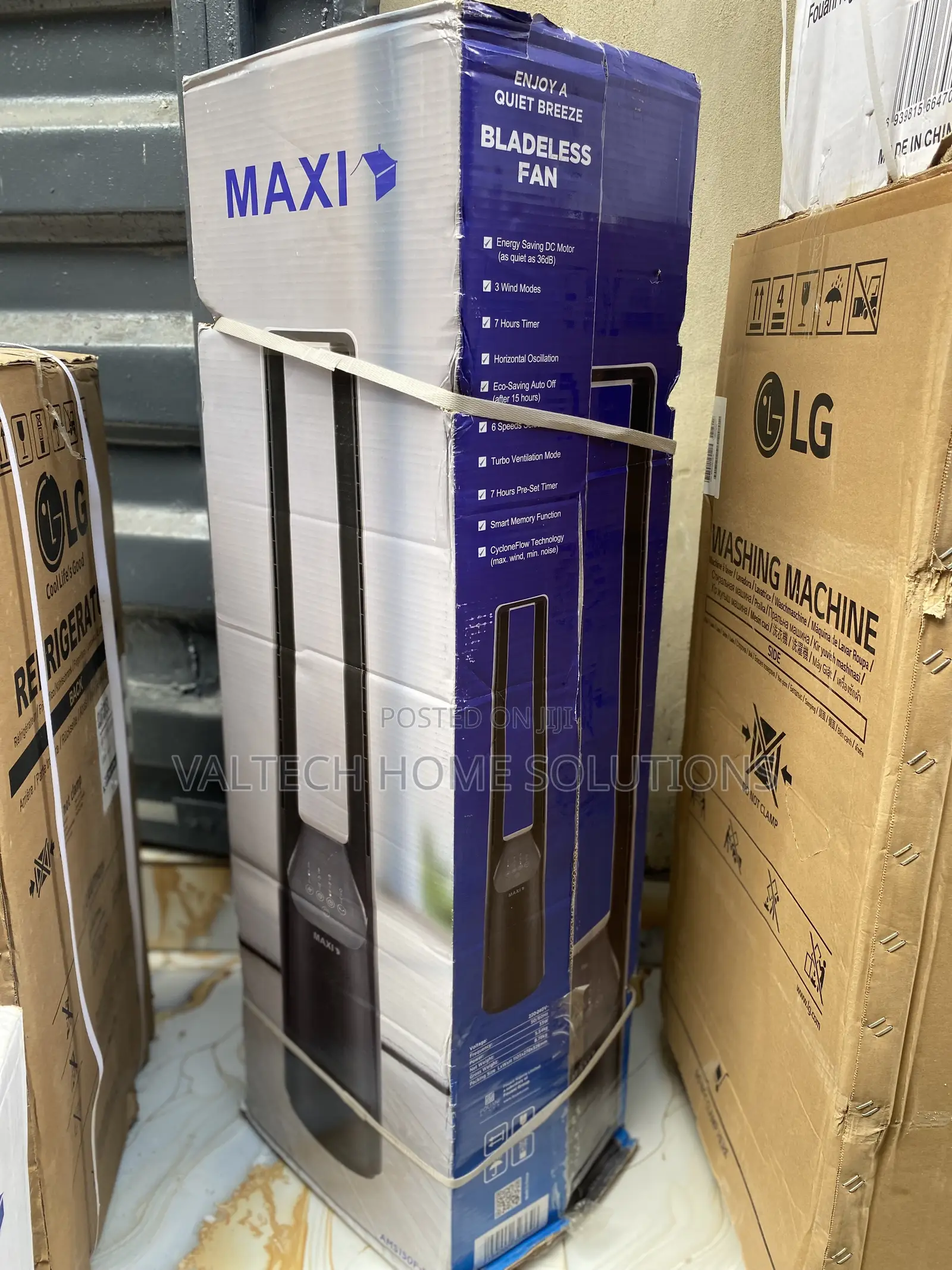 Maxi Bladeless Fan – Powerful Stylish