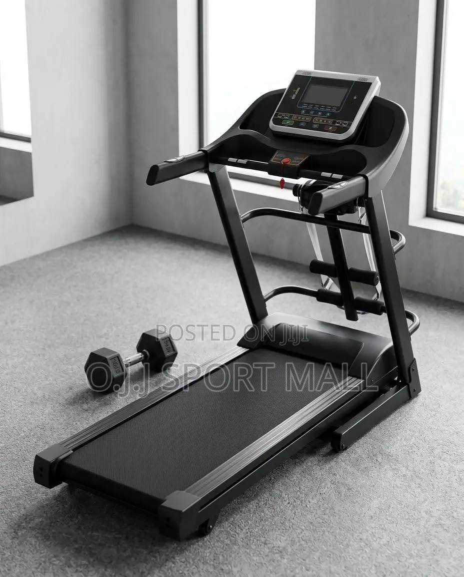2.5HP Treadmill With Bluetooth, Incline Dumbbell – 120kg Capacity