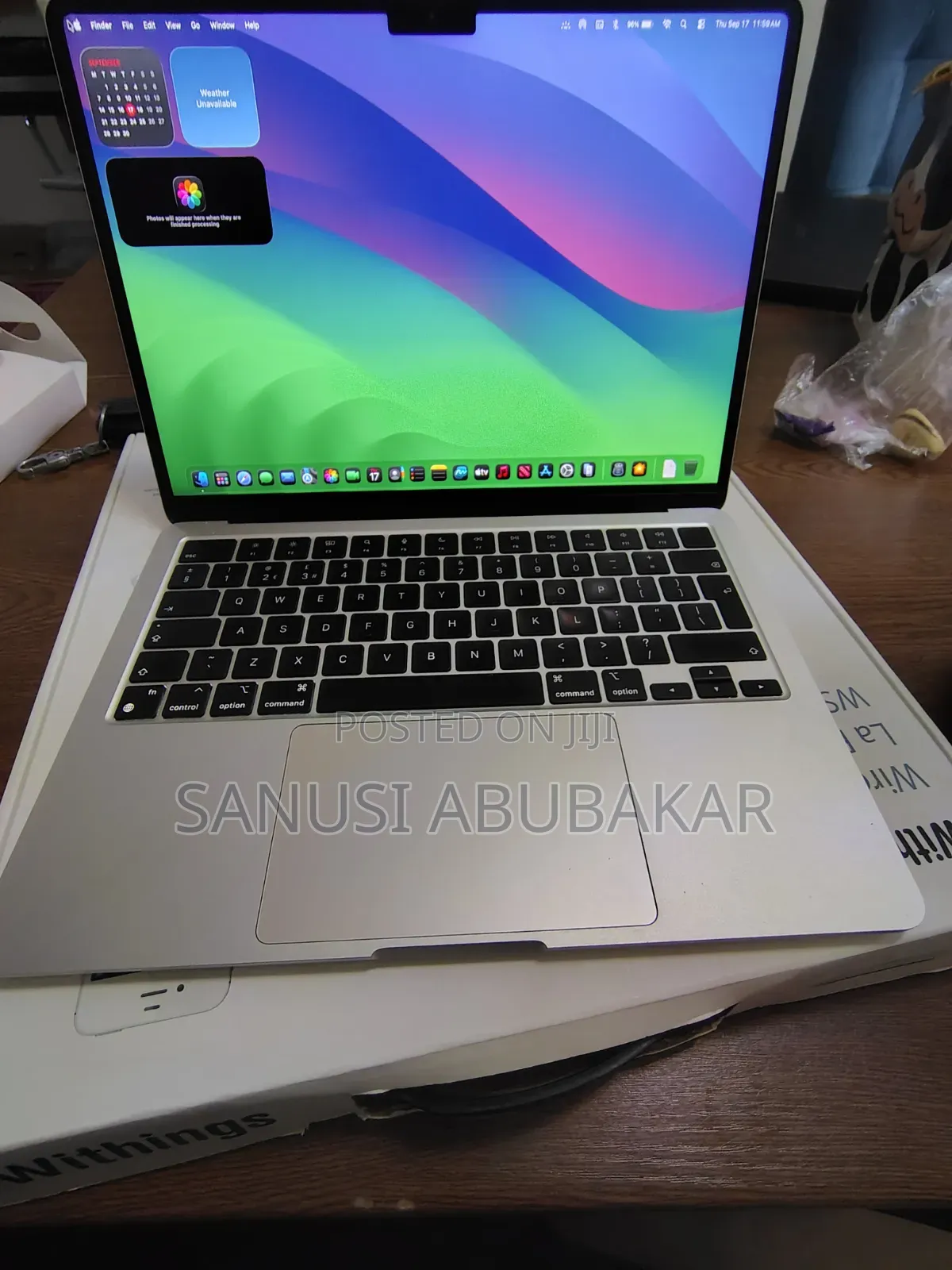 Laptop Apple MacBook Air 2024 M3 8GB Apple M3 SSD 256GB