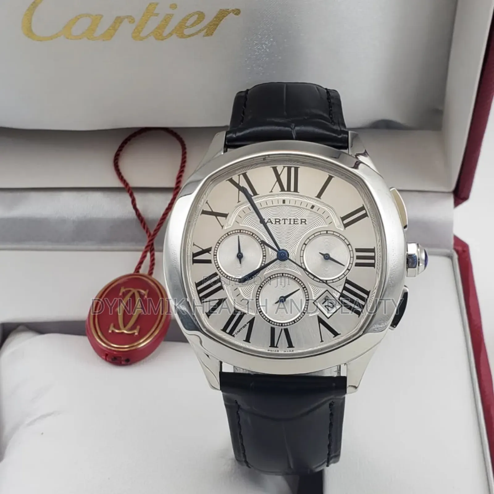 Cartier Leather Watch, Luxury Wristwatches for Men