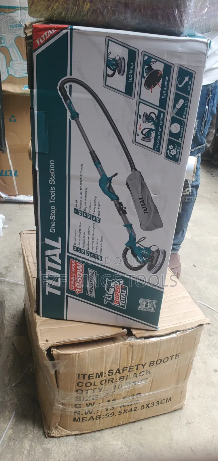 Total 1050W Electric Drywall Sander