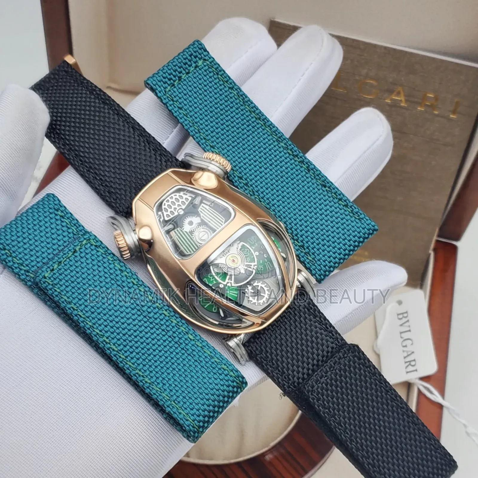 Mb F X Bvlgari Double Strap Watch – Luxury Designer Wristwatch