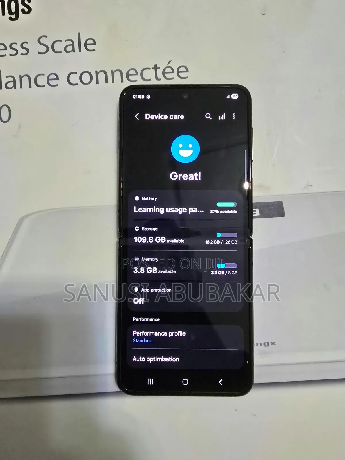 Samsung Galaxy Z Flip4 128 GB Graphite