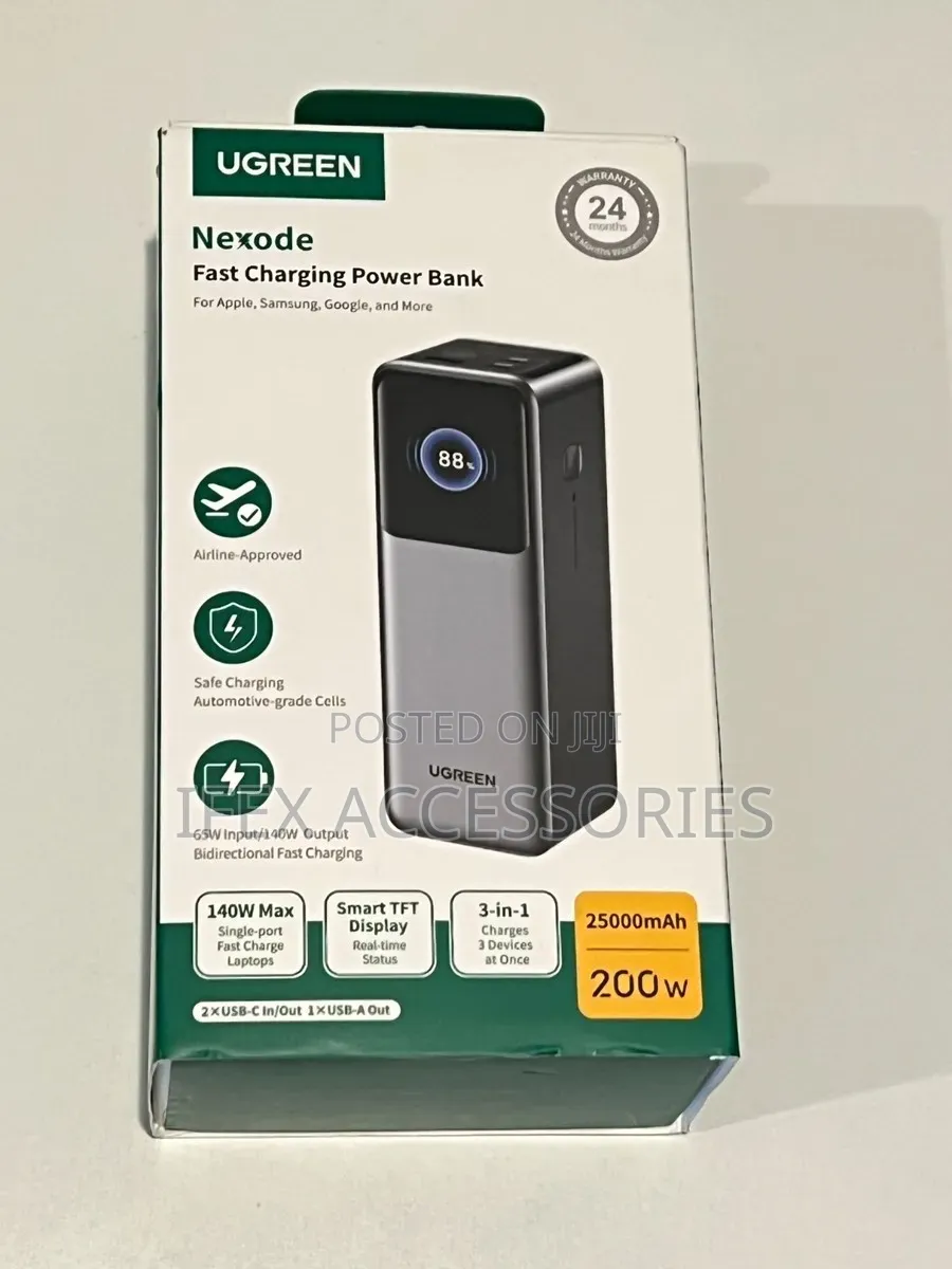 UGREEN NEXODE Fast Charging Power Bank (25000mAh) (200W)