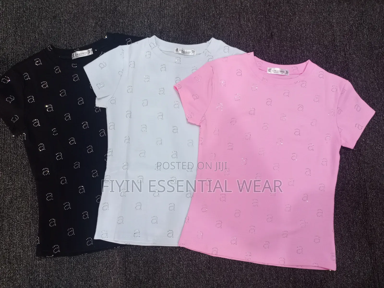 Ladies Chaomei Short-Sleeve Crewneck T-Shirt