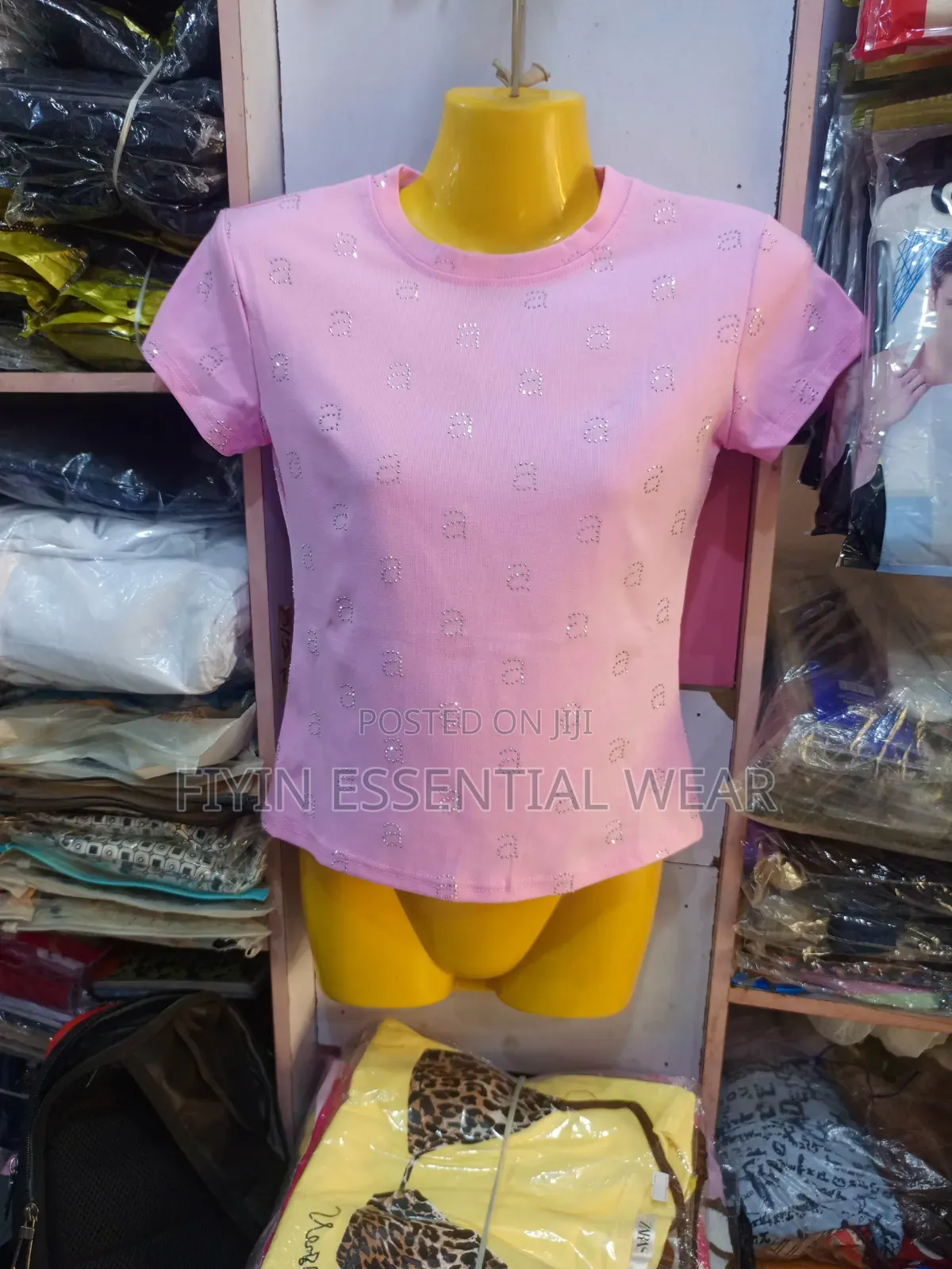 Ladies Chaomei Short-Sleeve Crewneck T-Shirt