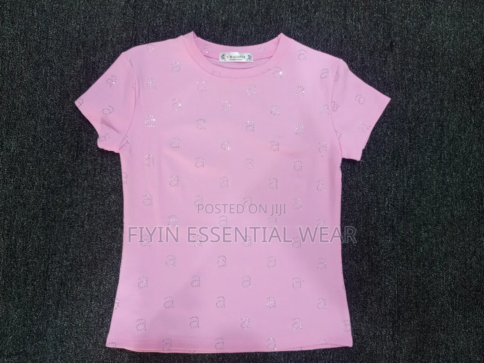 Ladies Chaomei Short-Sleeve Crewneck T-Shirt