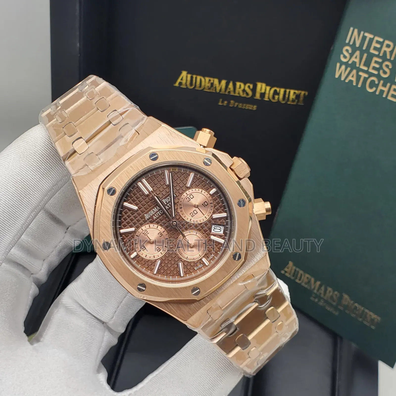 AP 3 CHROME BATTERY CHAIN WATCH – Luxury Men's Wristwatch