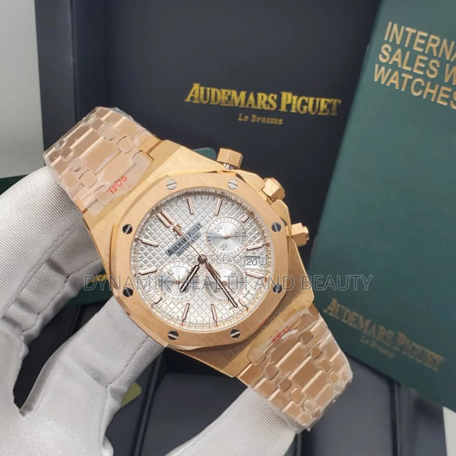 AP 3 CHROME BATTERY CHAIN WATCH – Luxury Men's Wristwatch