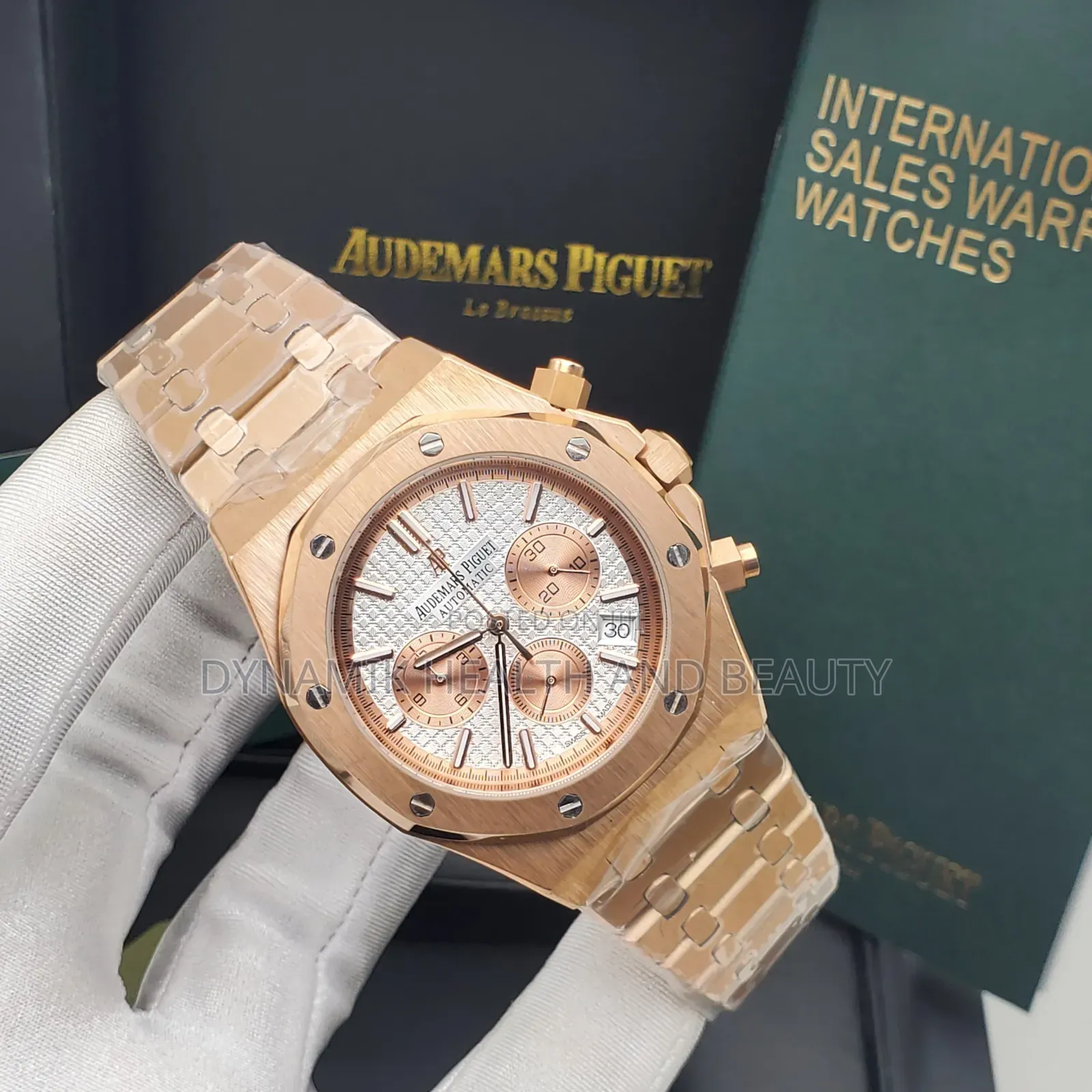 AP 3 CHROME BATTERY CHAIN WATCH – Luxury Men's Wristwatch