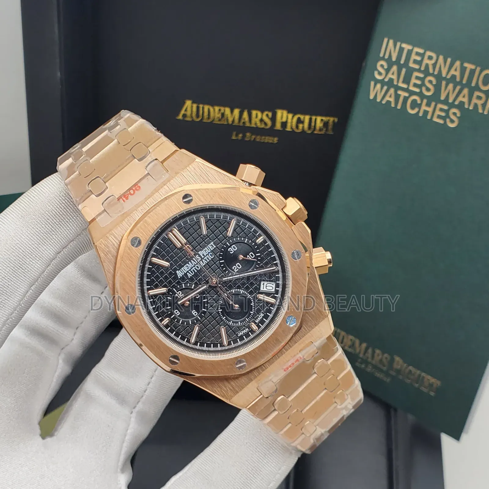 AP 3 CHROME BATTERY CHAIN WATCH – Luxury Men's Wristwatch